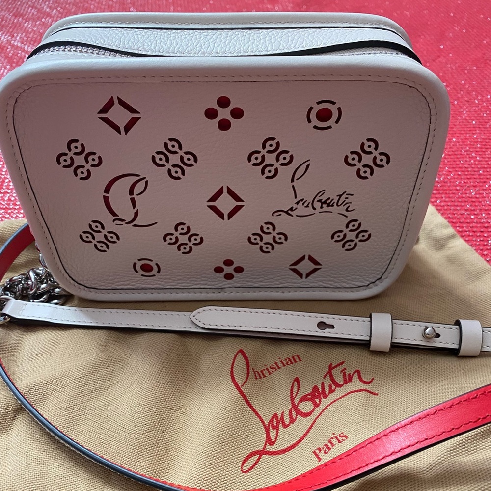 Christian Louboutin Radioloubi leche calf leather crossbody - Picture 1 of 7